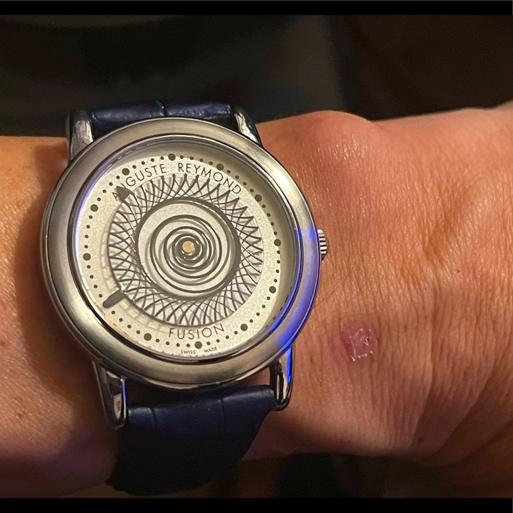 Auguste Reymond (ARSA) Fusion *Kaleidoscope Mystery Dial* SILVER & BLUE Watch